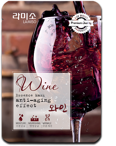 LA MISO PREMIUM Маска с экстрактом красного вина