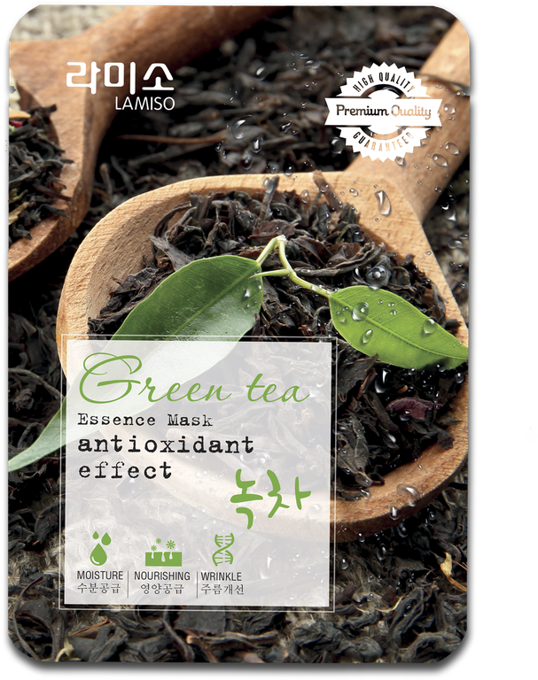 LA MISO PREMIUM Маска с экстрактом зеленого чая