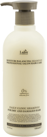 LADOR MOISTURE BALANCING SHAMPOO Увлажняющий бессиликоновый шампунь 530ml
