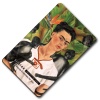 Зеркальце карманное компактное, Frida Kahlo - Self Portrait with Monkeys