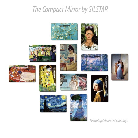 Зеркальце карманное компактное, Van Gogh - Korenveld met kraajen