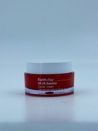 FARMSTAY - КРЕМ ДЛЯ ЛИЦА С ЭКСТРАКТОМ ИКРЫ DR - V8 SOLUTION CREAM CAVIAR, 50 МЛ