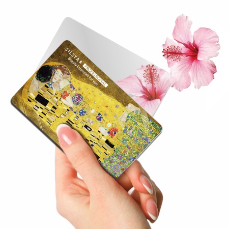 Зеркальце карманное компактное, Klimt - The Kiss