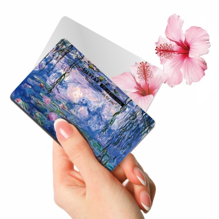 Зеркальце карманное компактное, Claude Monet - Nymphéas
