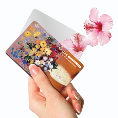 Зеркальце карманное компактное, Odilon Redon - Vase of Flowers